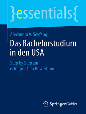 Das Bachelorstudium in den USA - ebook